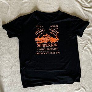 Hocus Pocus - Black & Orange Keyhole Shirt